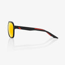 100% Kasia Black with HiPER Red Multilayer Mirror Lens
