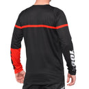 100% R-Core Downhill Jersey Black & Red