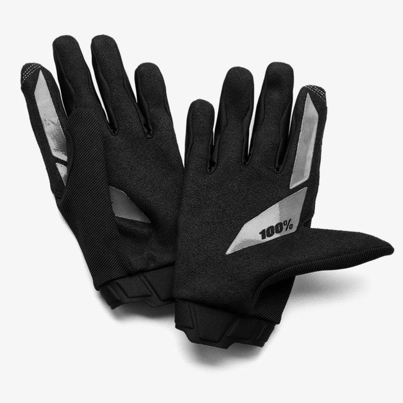 100% Ridecamp Youth Gloves Black/Charcoal