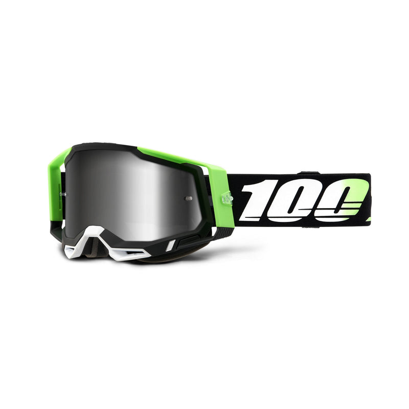 100% Racecraft 2 Goggle Kalkuta with Mirror Silver Lens