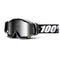 100% Racecraft Goggles Black with Silver Flash Mirror Lens