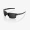 100% Speedcoupe Sunglasses Black with Grey PeakPolar Lens