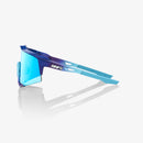100% Speedcraft Sunglasses Blue with Topaz Multilayer Mirror Lens