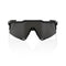 100% Speedcraft Sunglasses Soft Tact Black with Smoke Lens