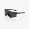 100% Speedcraft XS Sunglasses Soft Tact Black with Smoke Lens