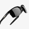 100% Sportcoupe Sunglasses Black with Smoke Lens