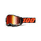 100% Accuri 2 Goggle Geospace with Red Mirror Lens