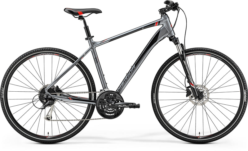 Merida Crossway 100 Hybrid Bike Silver (2019)