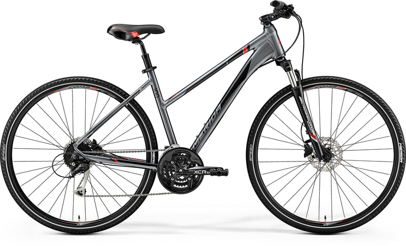 Merida Crossway 100 Ladies Hybrid Bike Silver (2019)
