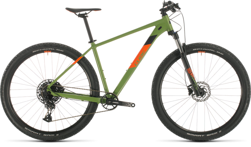 Cube Analogue 29 Hardtail Mountain Bike Green'n'Orange MD/17" (2020)