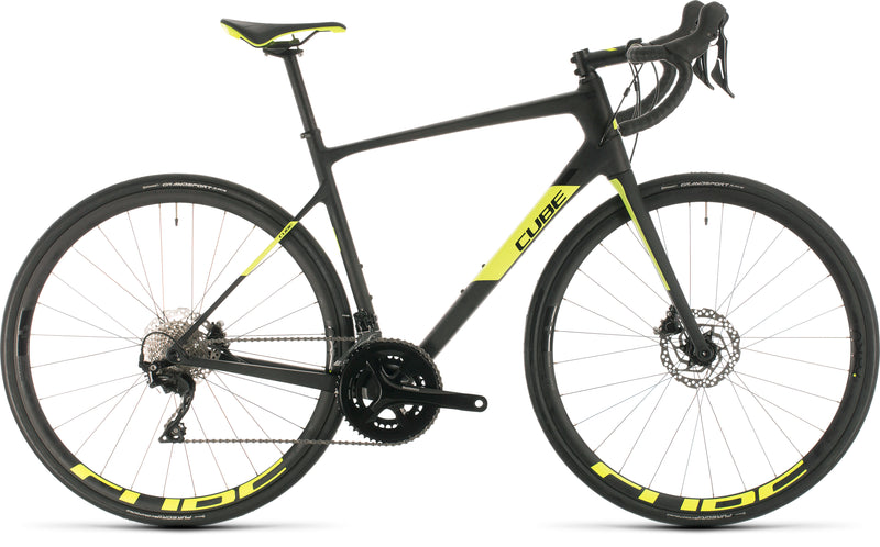 Cube Attain GTC Race 29 Endurance Road Bike Carbon'n'Flash Yellow MD-LG/58cm (2020)