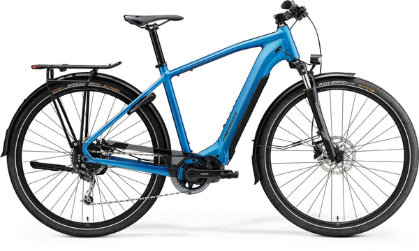 Merida Espresso 400 S EQ Electric Hybrid Bike 500wh Battery Silk Blue/Black