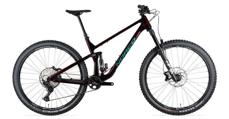 Norco Optic C2 Shimano Carbon Trail Bike Red/Jade
