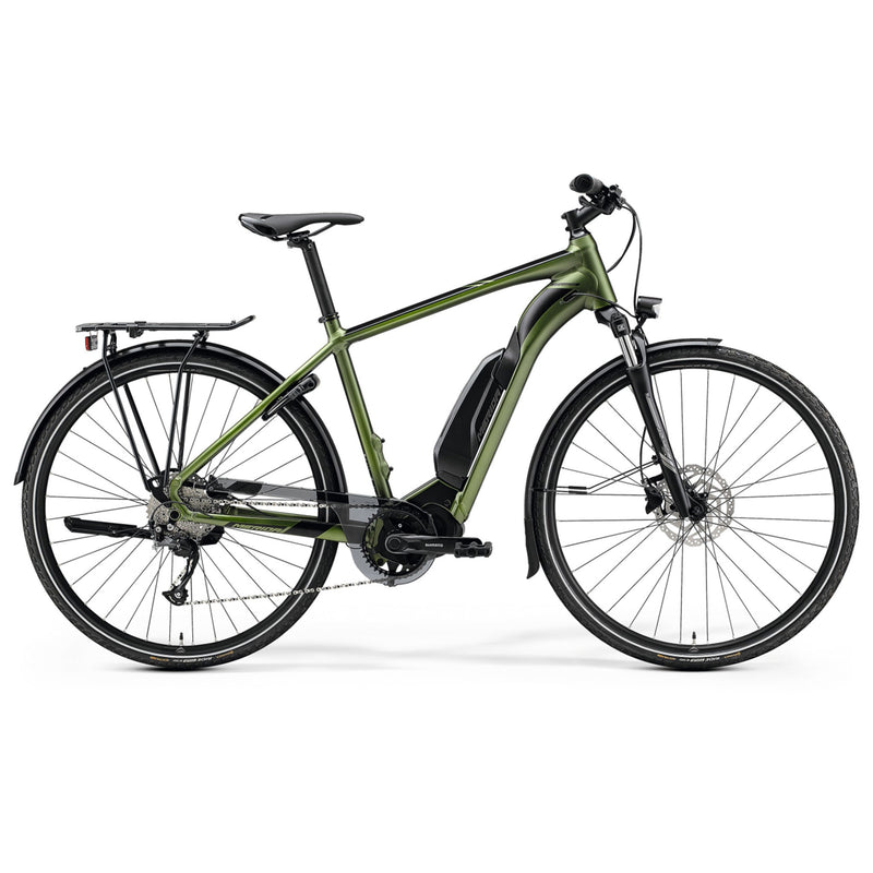 Merida Espresso 300SE EQ Low-Step Electric Bike 418Wh Silk Fog Green/Black