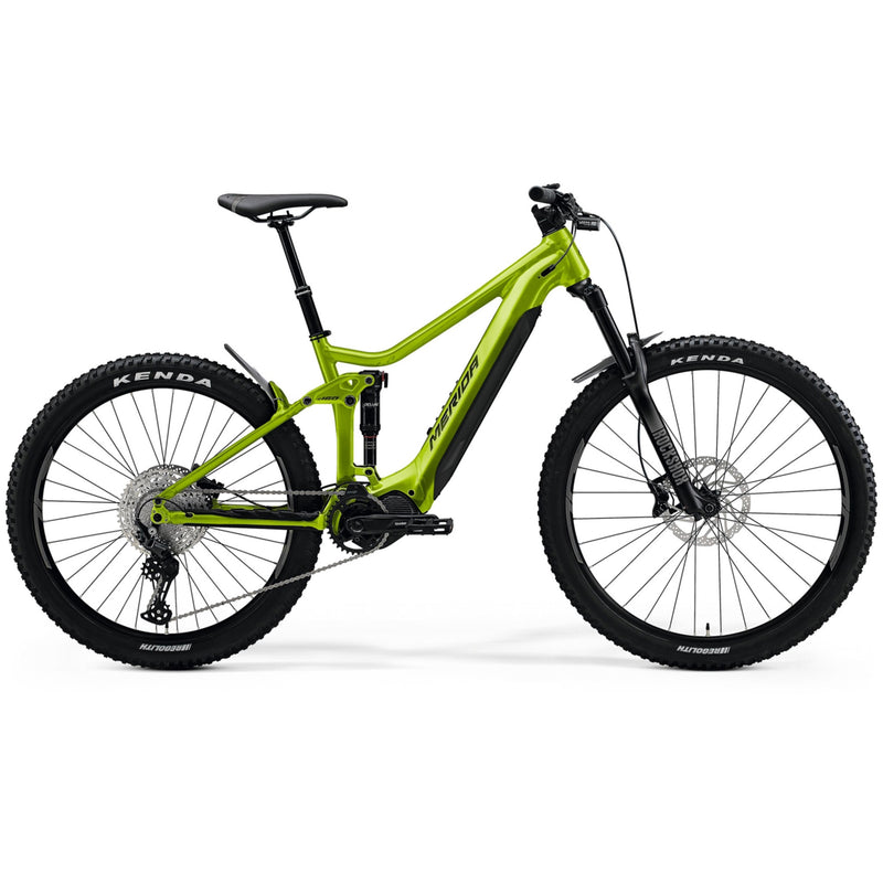 Merida eOne Sixty 500 Electric All-Mountain Bike 630wh Battery (XS/504wh) Matt Green/Black