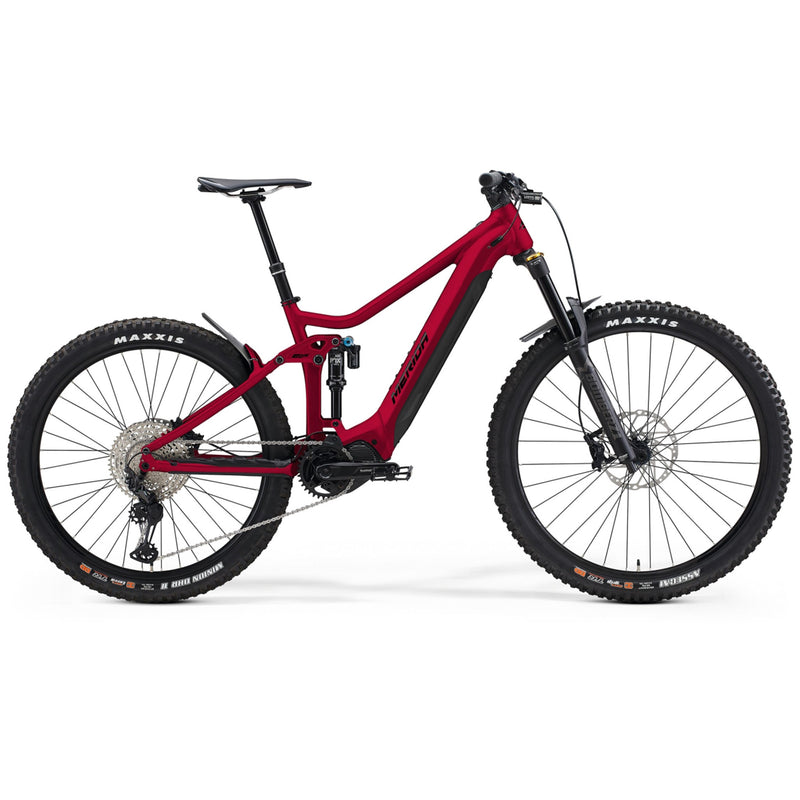 Merida eOne Sixty 700 Electric Enduro Bike 630wh battery Dark Strawberry/Black