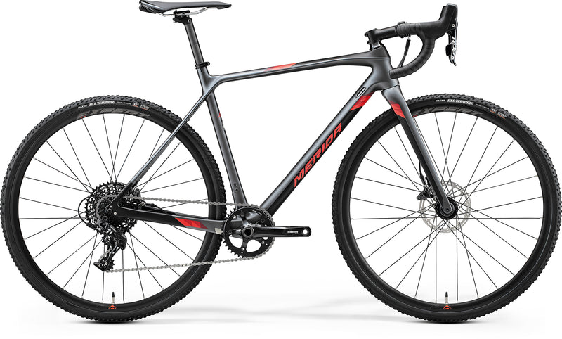 Merida Mission CX 5000 Cyclocross Bike Silk Silver/Black/Red (2020)