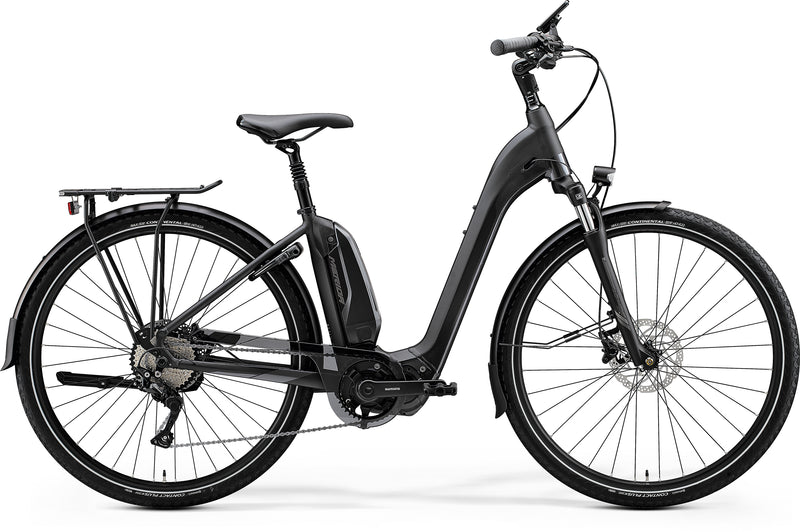 Merida Espresso City 600EQ Electric Hybrid Bike Matt Black/Anthracite (2020)