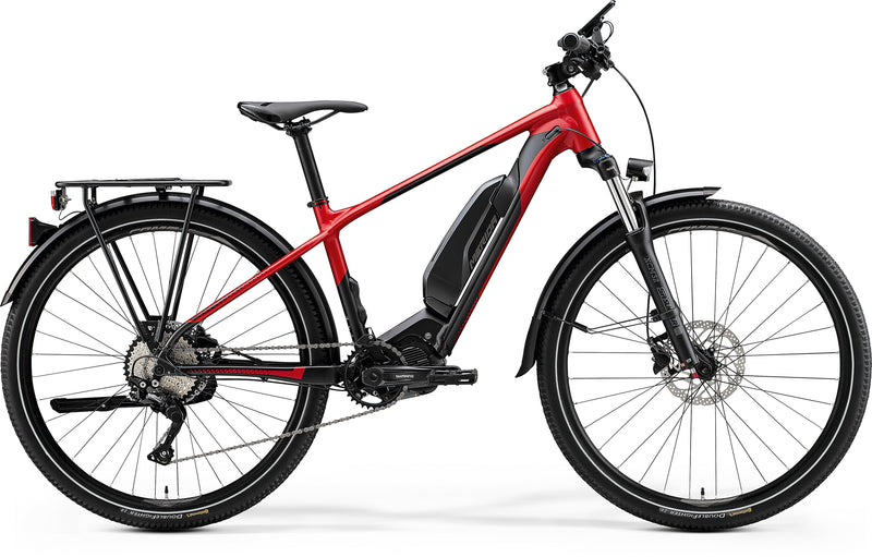 Merida eBig Seven 300 SE EQ Electric Mountain Bike Silk Red/Black (2020)