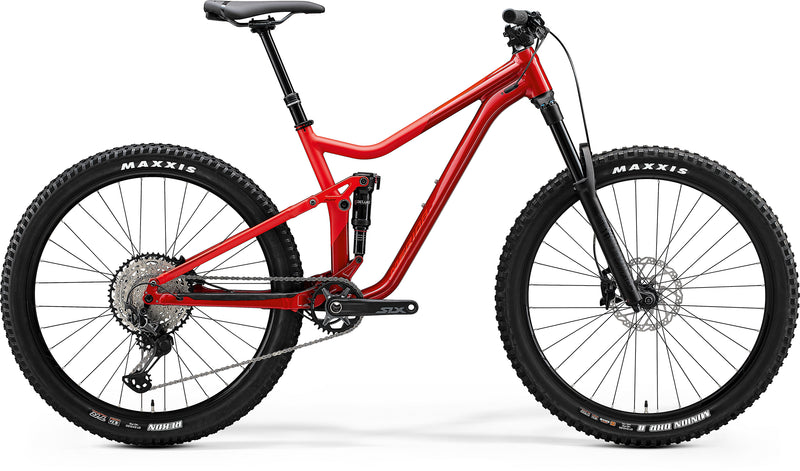 Merida One Forty 700 All-Mountain Bike Gloss Red/Matt Dark Red (2020)