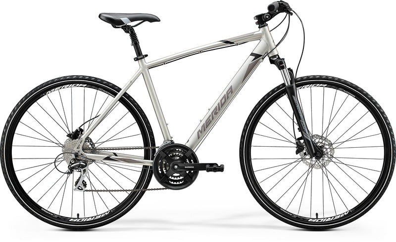 Merida Crossway 20D Hybrid Bike Silk Titanium Grey/Black (2020)