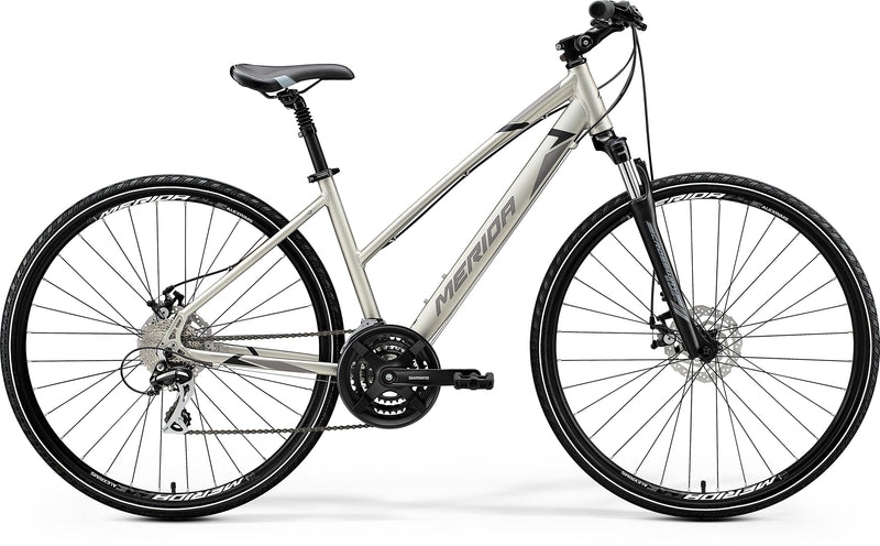 Merida Crossway 20D Ladies Hybrid Bike Silk Titanium Grey/Black (2020)