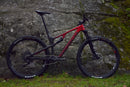 Norco Revolver FS1 120 XC Race Bike Black with Red Fade (2020)