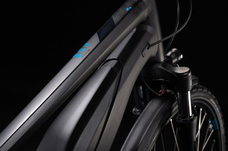 Cube Touring One 500 Easy Entry Electric Hybrid Bike Black'n'Blue (2020)
