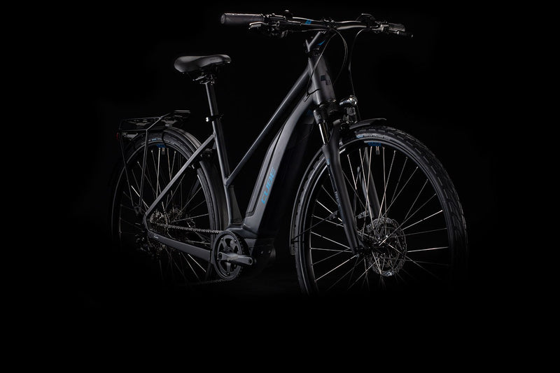 Cube Touring One 500 Easy Entry Electric Hybrid Bike Black'n'Blue (2020)