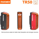 Ravemen TR50 USB Rear Light 50 Lumens