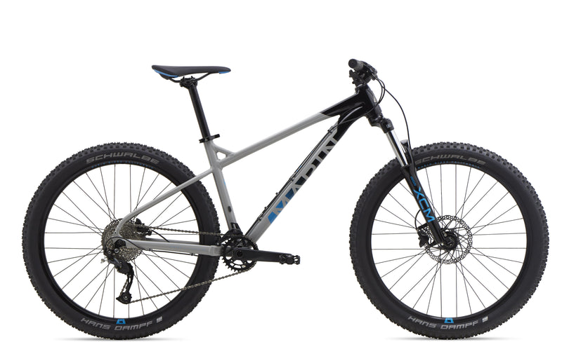 Marin San Quentin 1 Hardtail Mountain Bike Gloss Grey/Black/Blue Decals (2020)