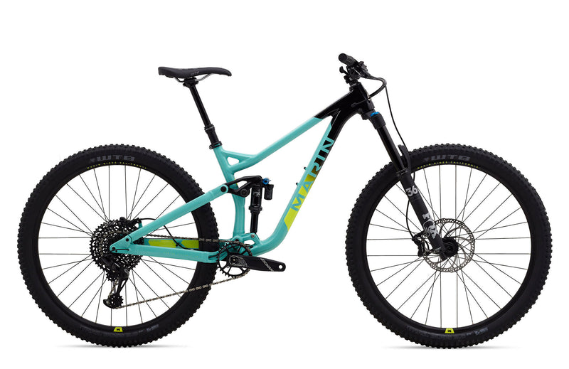 Marin Alpine Trail 8 All-Mountain Bike Gloss Teal/Black/Yellow (2020)