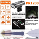 Ravemen PR1200 USB Front Light 1200 Lumens