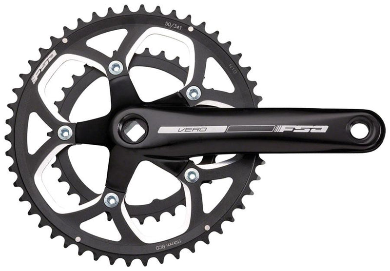 FSA Cranks 170 Vero Compact 34/50T Black