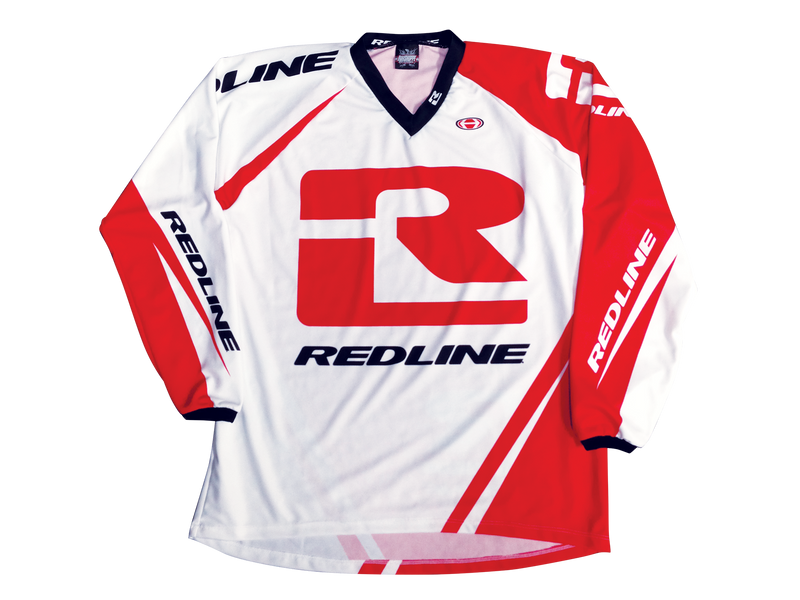 Redline Jersey LS Flight White/Red SM