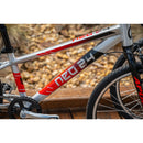 Apollo Neo 24" Kids Bike 7-Speed Brushed Alloy/Black/Red