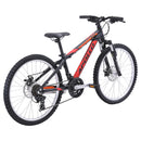 Apollo Panther 24" Kids Mountain Bike Matte Black/Red/Orange