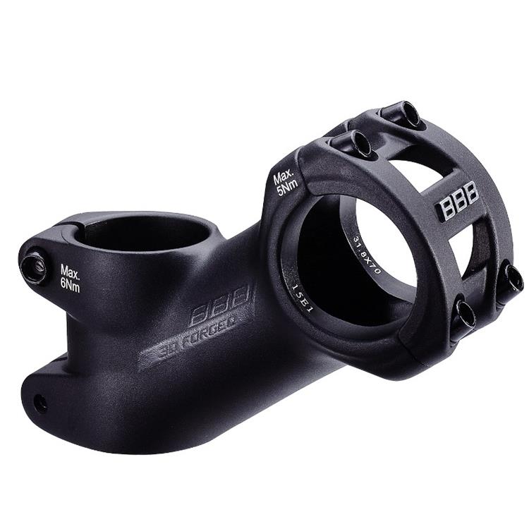 BBB HighRise OS Stem 31.8mm, 70mm 35D Black