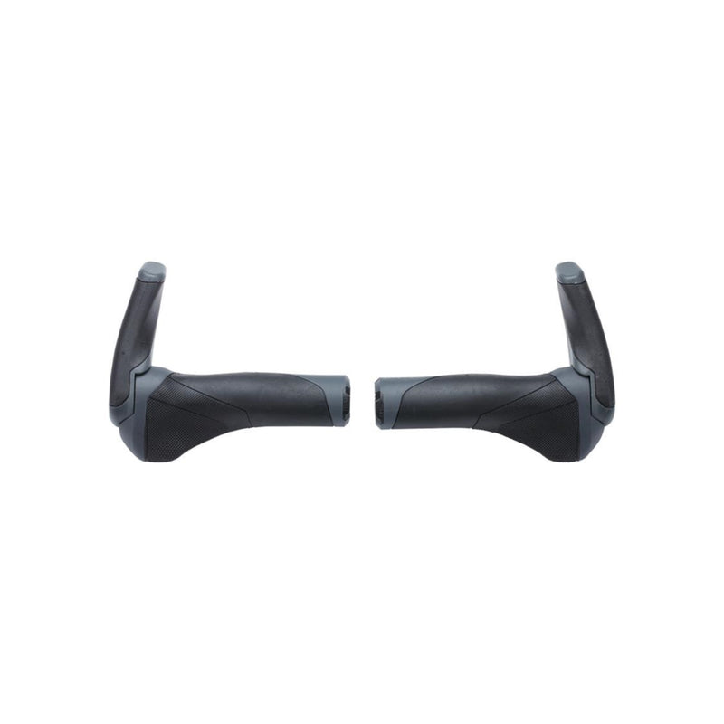 BBB 'ErgoStyle Set' Grips 133mm with Bar Ends Black/Grey