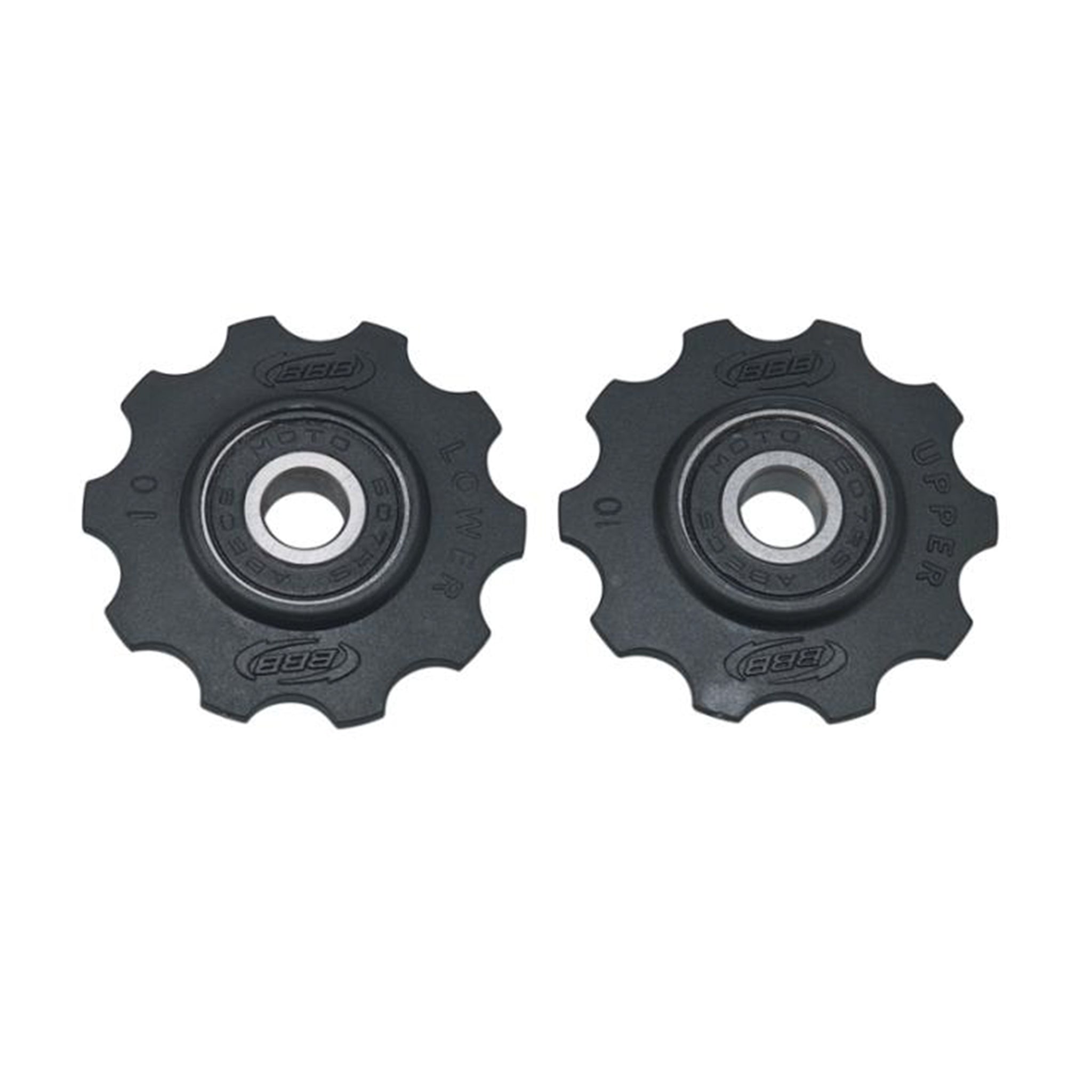 BBB 'ROLLERBOYS' PULLEY SET 10T BLACK SHIM 7&8, CAMP 8,9,10