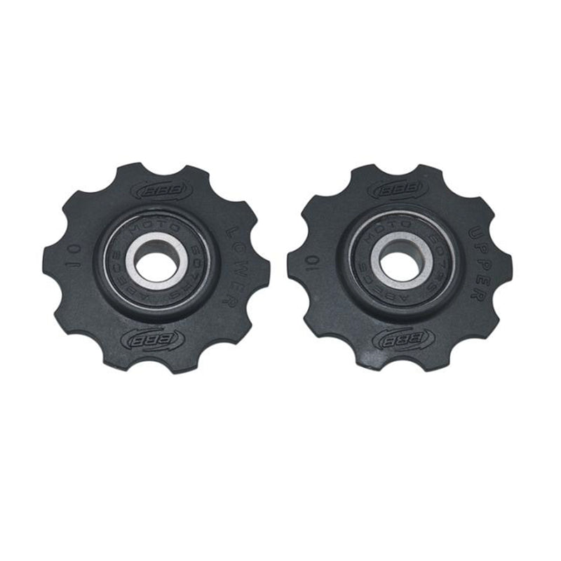 BBB 'ROLLERBOYS' PULLEY SET 10T BLACK SHIM 7&8, CAMP 8,9,10
