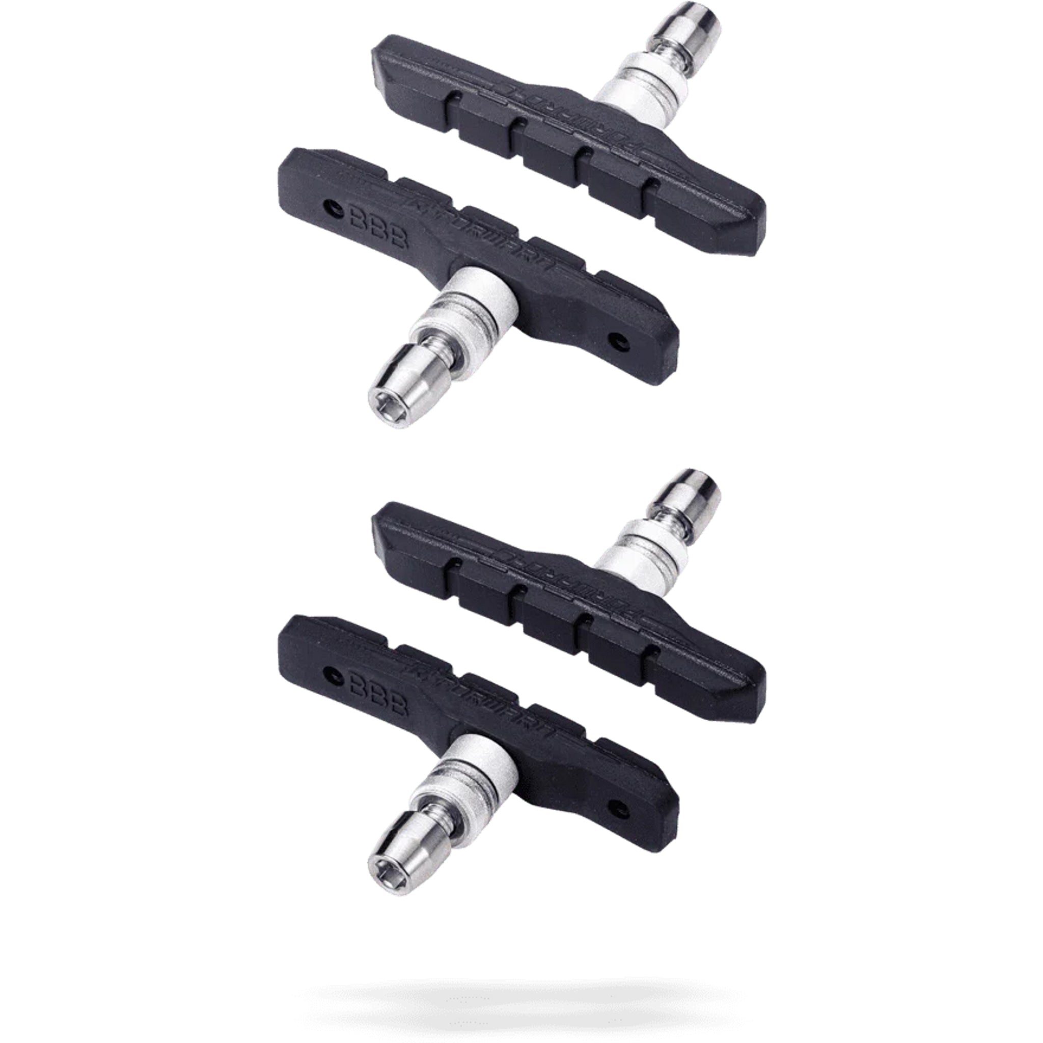 BBB 'VEESTOP' OEM BRAKEPADS ONE PIECE BLACK 2pr OEM PACK