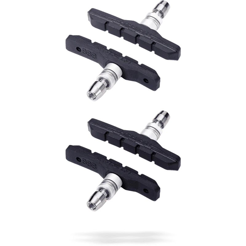 BBB 'VEESTOP' OEM BRAKEPADS ONE PIECE BLACK 2pr OEM PACK