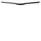 BBB 'ASCENSION' MTB BAR 31.8 OS 760mm 15mm RISE 9deg BS 5deg US BLACK ALLOY