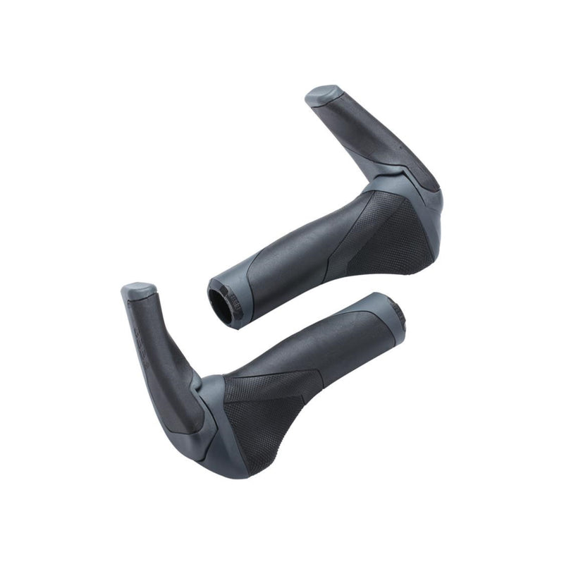 BBB 'ErgoStyle Set' Grips 133mm with Bar Ends Black/Grey
