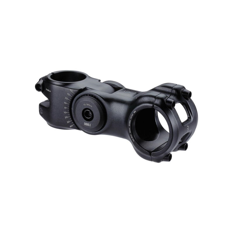 BBB 'HIGHSIX 35' STEM 90mm 35mm BAR +40/-30D ADJUSTABLE BLACK ALLOY