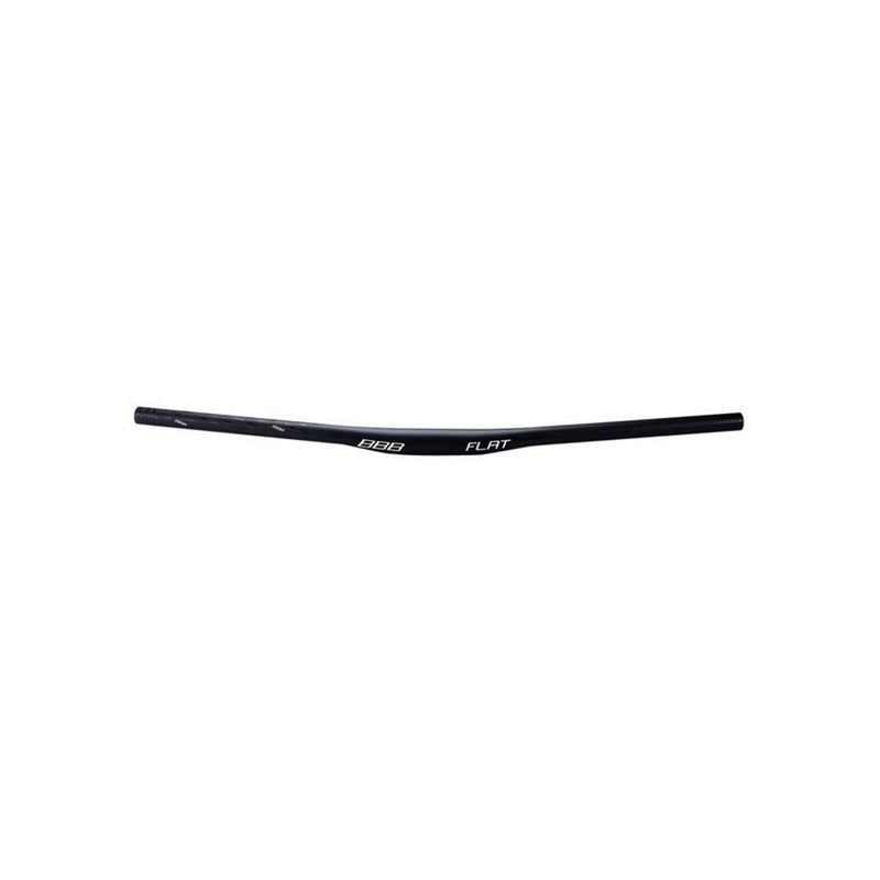 BBB 'HORIZON' MTB BAR 31.8 OS 760mm 0mm RISE 9deg BS BLACK ALLOY