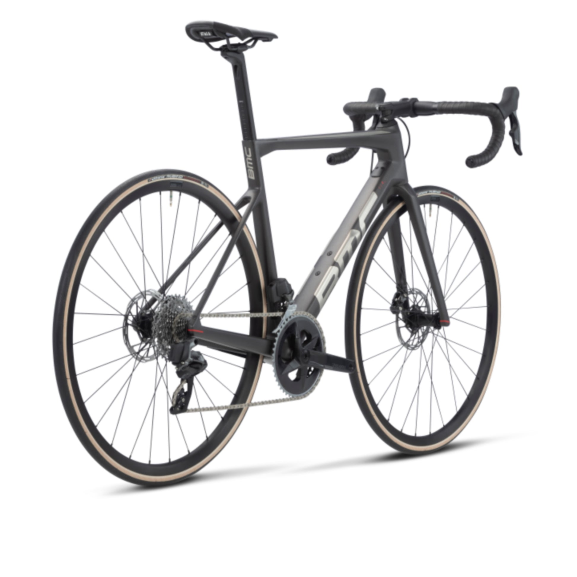 BMC Teammachine SLR Four Road Race Bike Anthracite/Brushed Alloy/Red