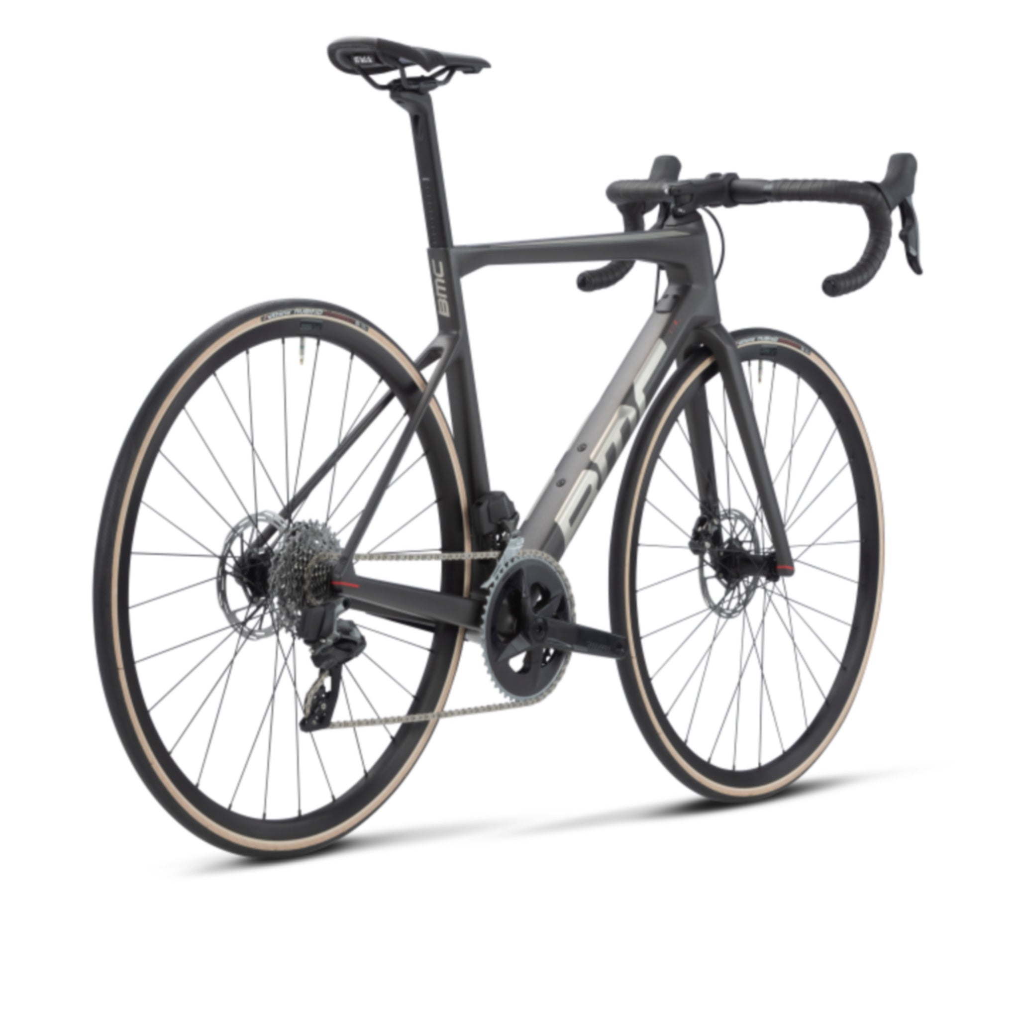 BMC Teammachine SLR Four Road Race Bike Anthracite/Brushed Alloy/Red