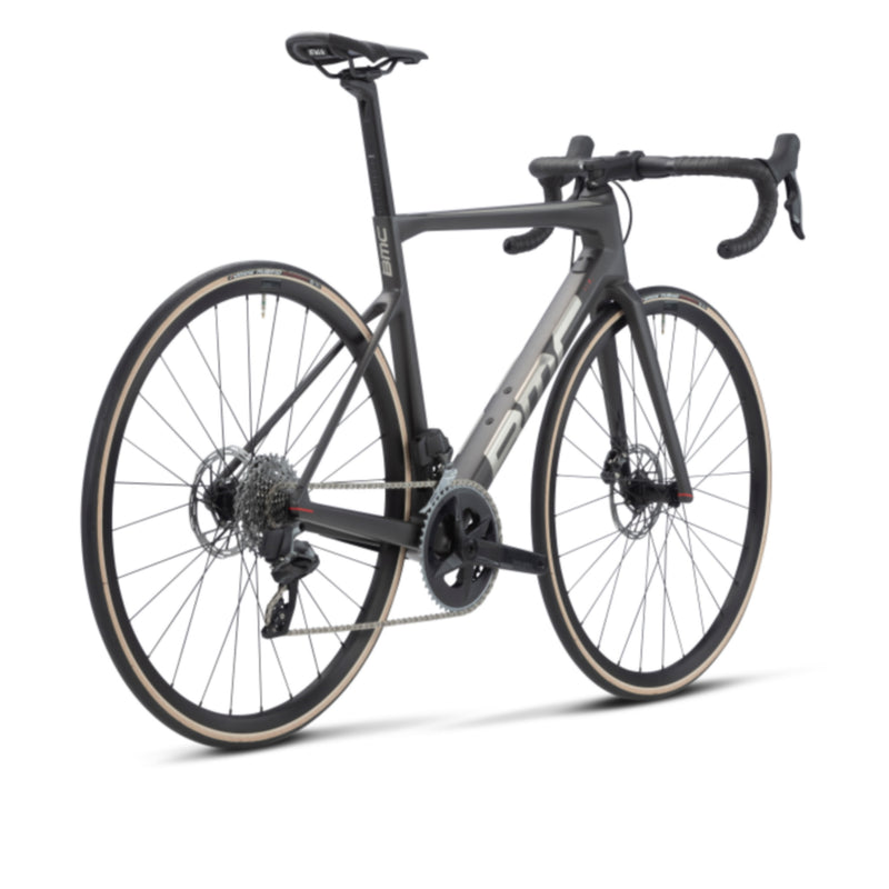 BMC Teammachine SLR Four Road Race Bike Anthracite/Brushed Alloy/Red